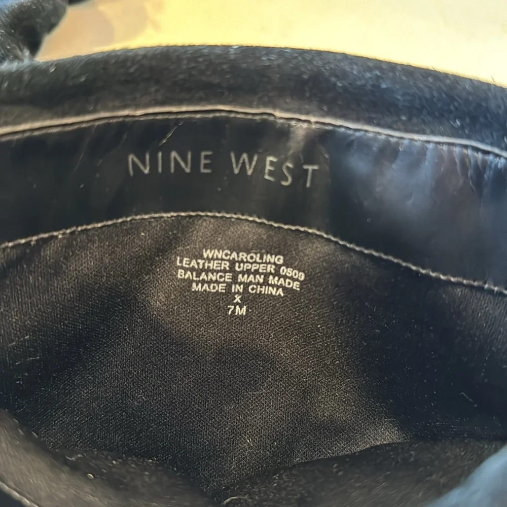 Nine West Black Heeled Boots - Picture 9 of 9